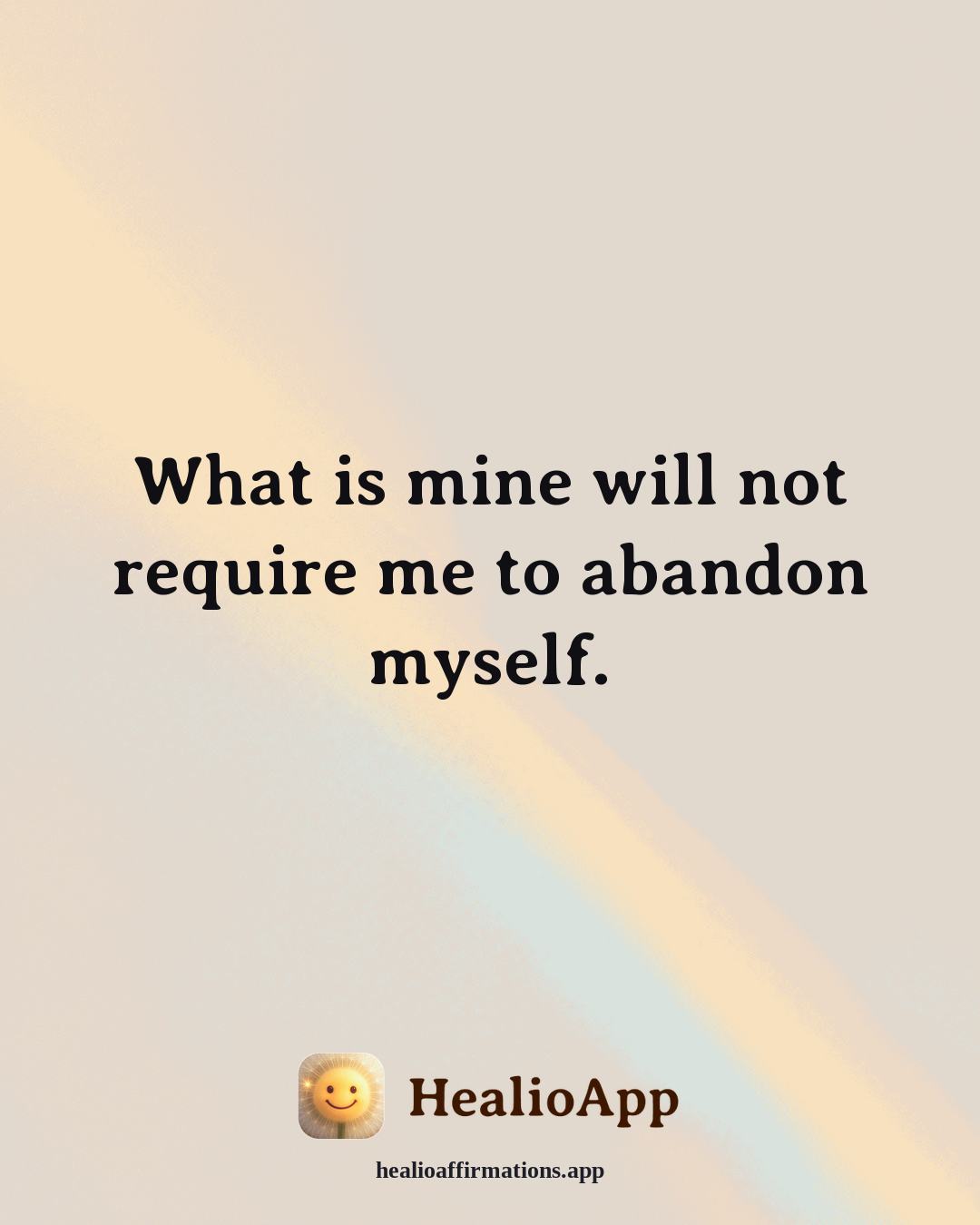 Body Image affirmation: What is mine will not require me to abandon myself. — Healio