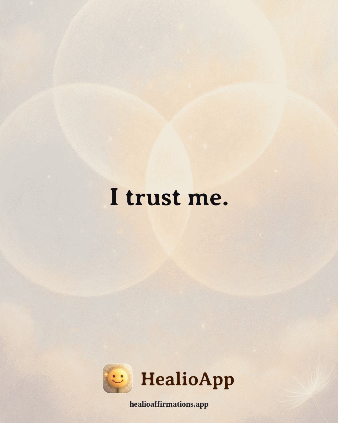Confidence affirmation: I trust me. — Healio