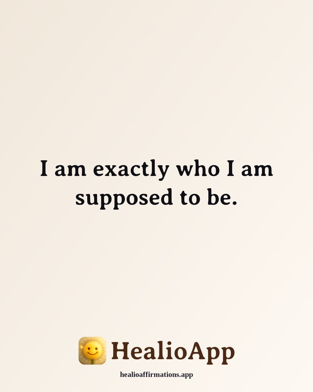 Doggyland affirmation: I am exactly who I am supposed to be. — Healio