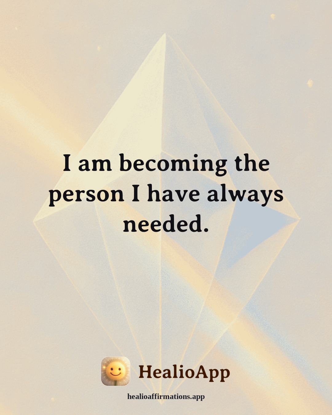 Fatigue & Low Energy affirmation: I am becoming the person I have always needed. — Healio