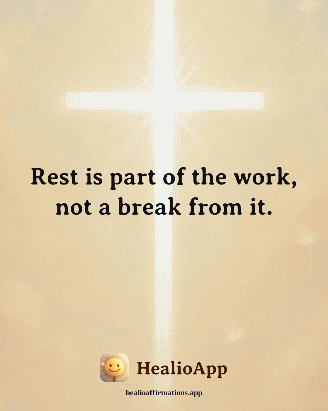 Loneliness affirmation: Rest is part of the work, not a break from it. — Healio