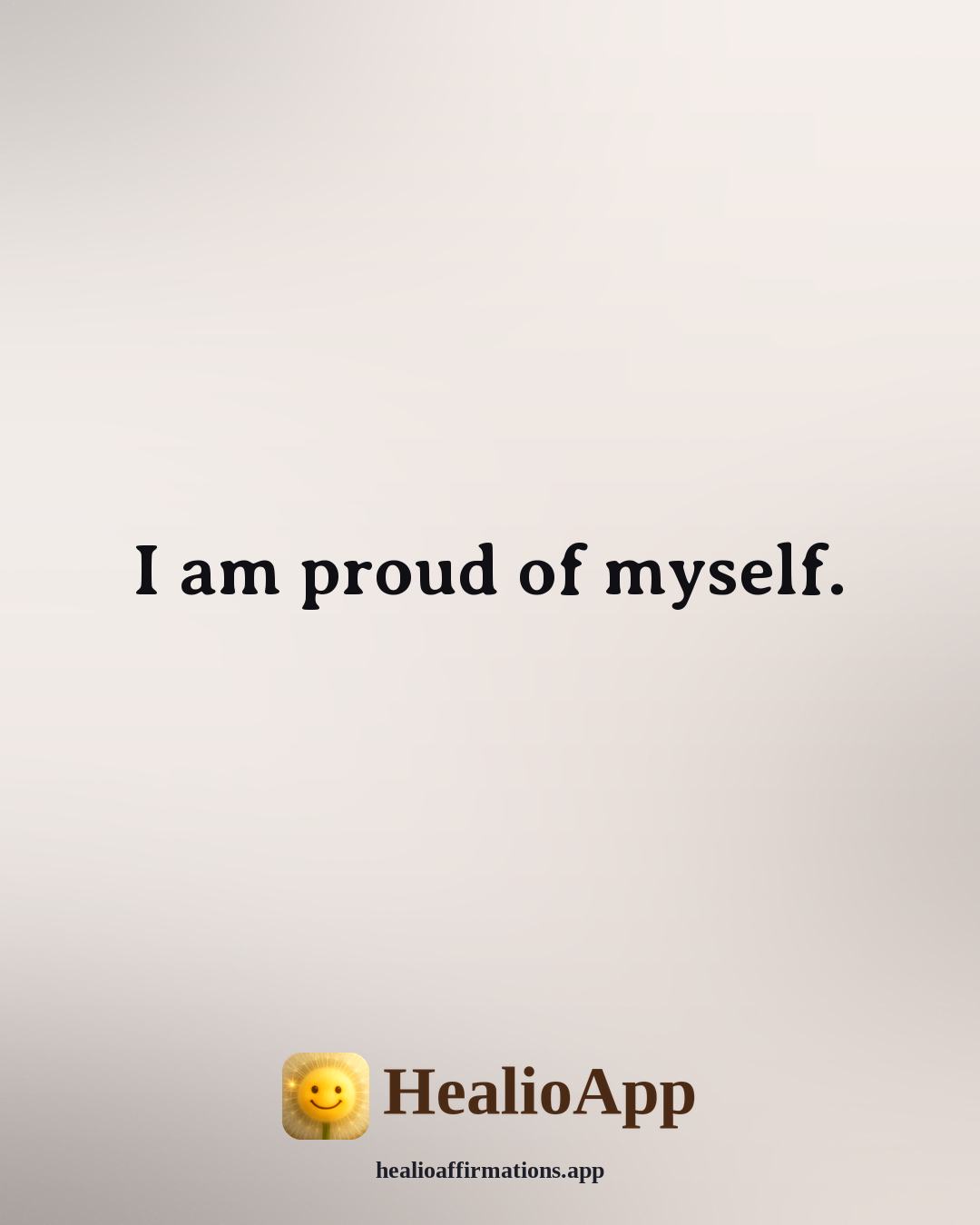 Morning affirmation: I am proud of myself. — Healio