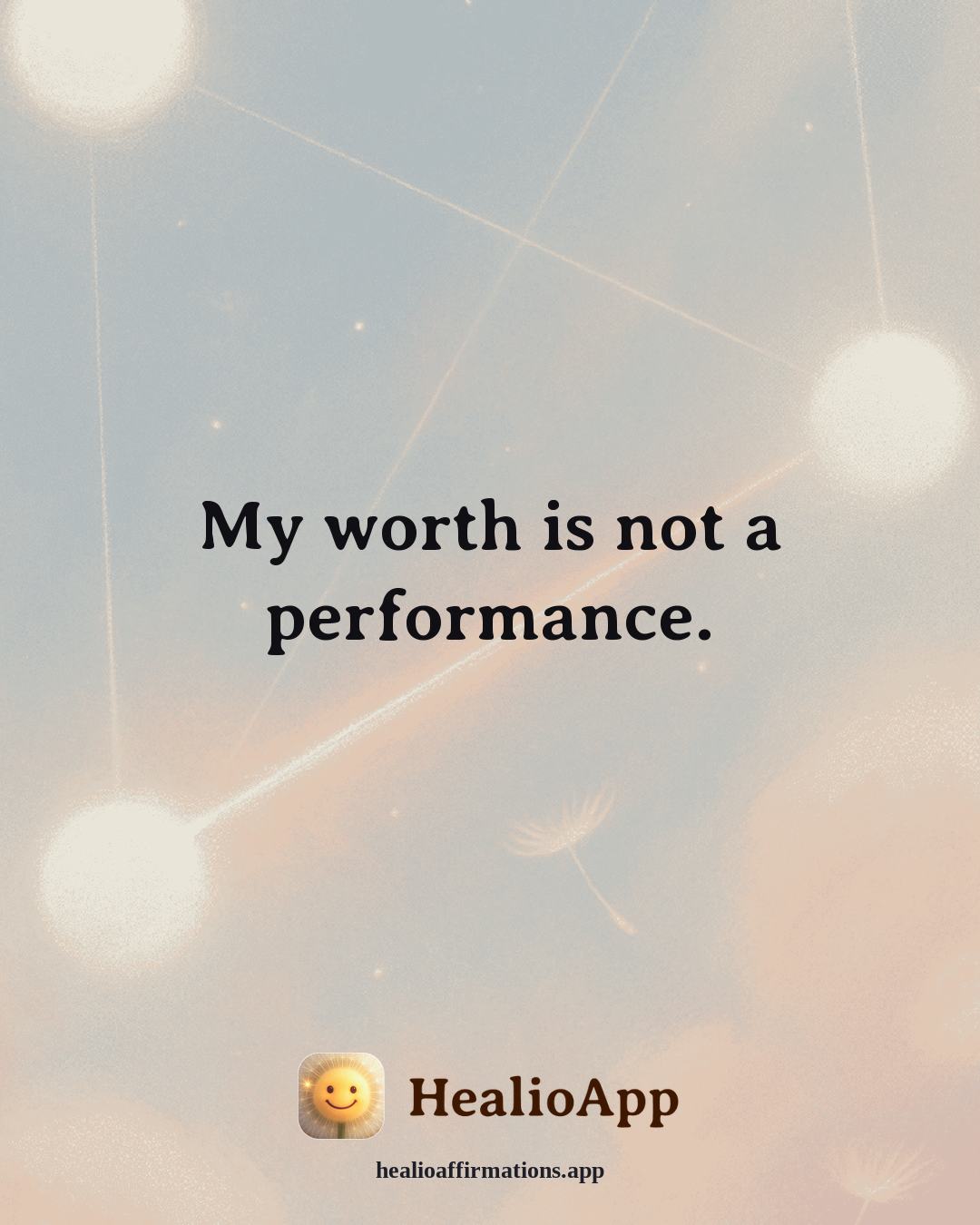 Parenting affirmation: My worth is not a performance. — Healio