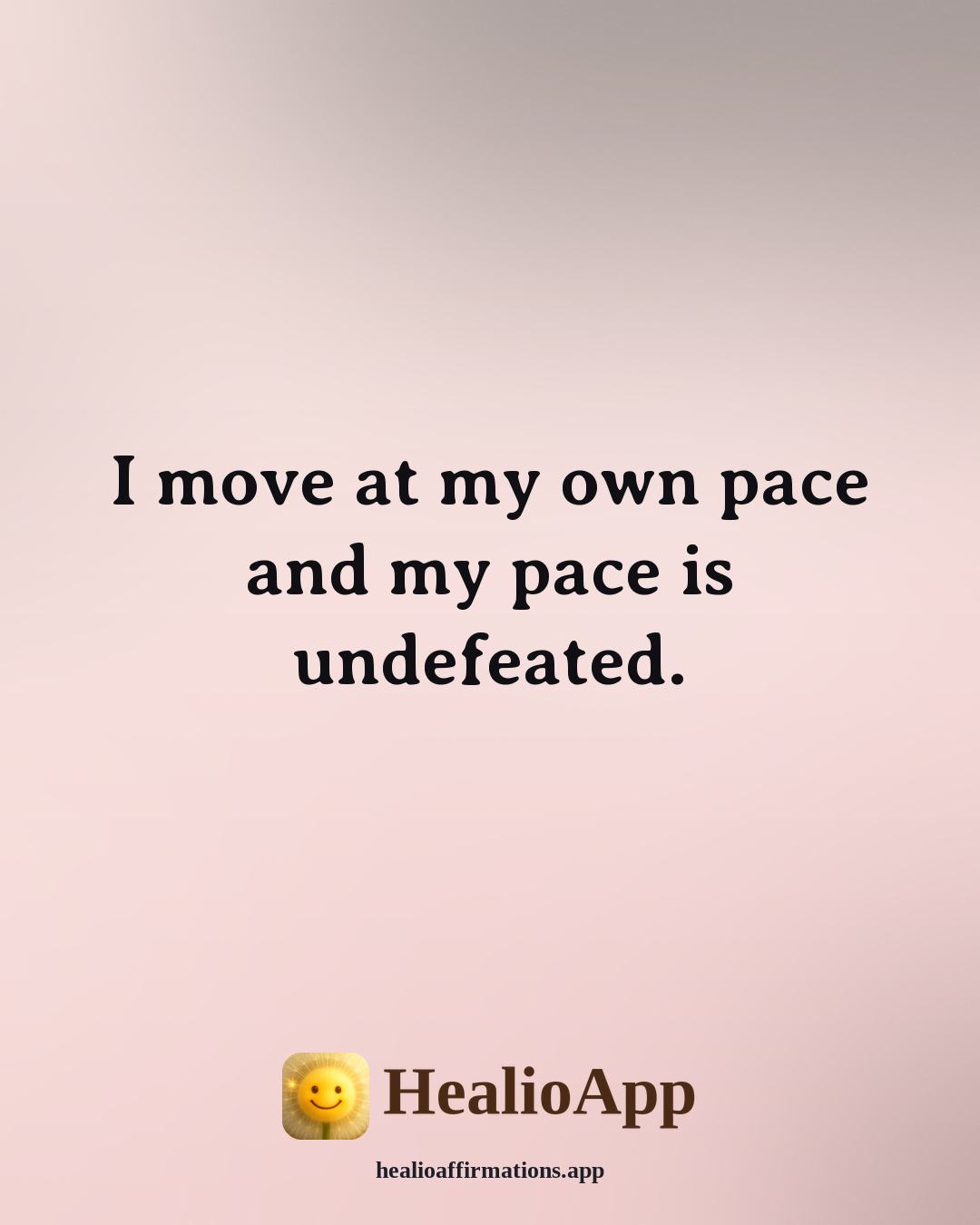 Snoop Dogg affirmation: I move at my own pace and my pace is undefeated. — Healio
