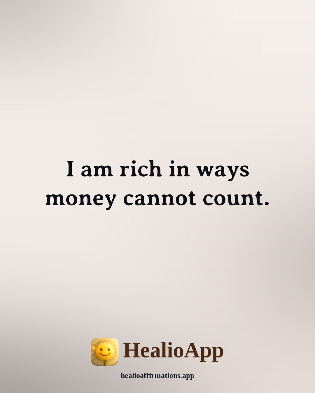 Snoop Dogg affirmation: I am rich in ways money cannot count. — Healio