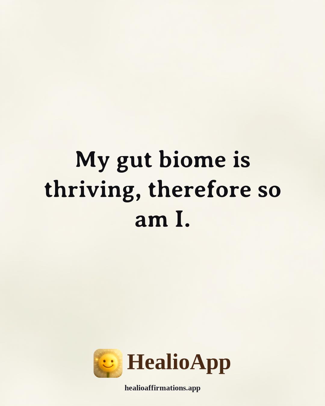 Yogurt Male affirmation: My gut biome is thriving, therefore so am I. — Healio